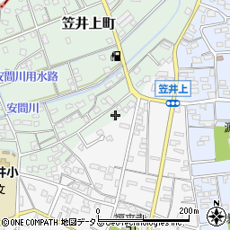 静岡県浜松市中央区笠井上町540周辺の地図