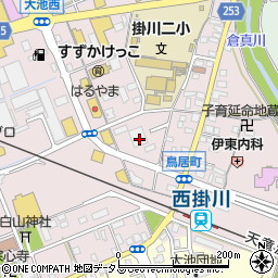 静岡県掛川市大池3032周辺の地図