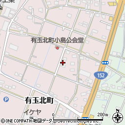 静岡県浜松市中央区有玉北町214周辺の地図