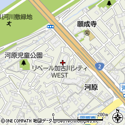 リベール加古川シティＷＥＳＴ壱番館周辺の地図