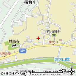 静岡県浜松市中央区大山町2617周辺の地図