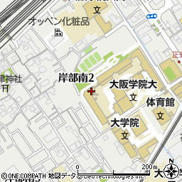 大阪府吹田市岸部南周辺の地図