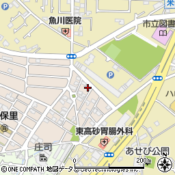兵庫県高砂市美保里3-29周辺の地図