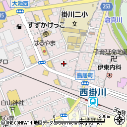 サイクルベースあさひ掛川店周辺の地図