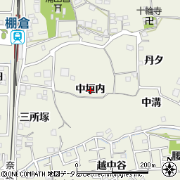 京都府木津川市山城町平尾（中垣内）周辺の地図