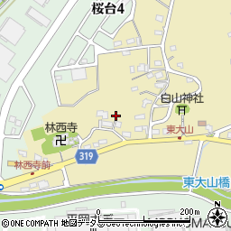 静岡県浜松市中央区大山町2558周辺の地図