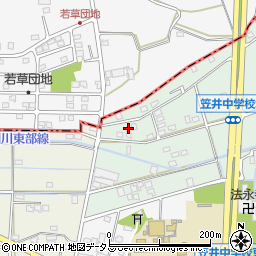 静岡県浜松市中央区笠井上町427周辺の地図