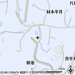 愛知県知多郡美浜町奥田新池周辺の地図