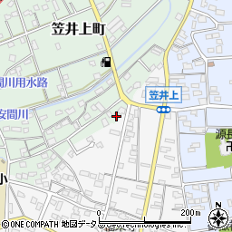 静岡県浜松市中央区笠井上町535周辺の地図