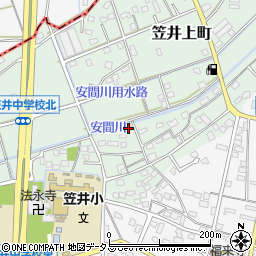 静岡県浜松市中央区笠井上町606周辺の地図