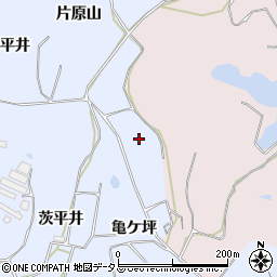 愛知県知多郡美浜町奥田亀ケ坪周辺の地図