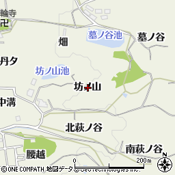 京都府木津川市山城町平尾坊ノ山周辺の地図