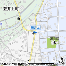 静岡県浜松市中央区笠井町196周辺の地図