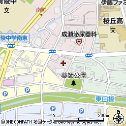 愛知県豊橋市牛川町薬師前周辺の地図