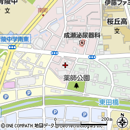 愛知県豊橋市牛川町（薬師前）周辺の地図