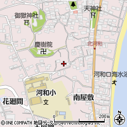 愛知県知多郡美浜町河和古屋敷151周辺の地図