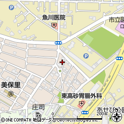 兵庫県高砂市美保里3-26周辺の地図