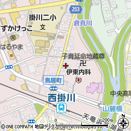 静岡県掛川市大池1009周辺の地図
