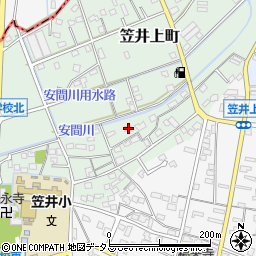静岡県浜松市中央区笠井上町600周辺の地図