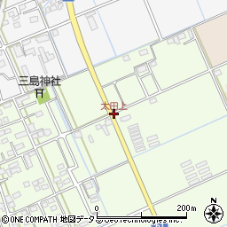 太田上周辺の地図