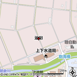愛知県豊橋市牛川町油田周辺の地図