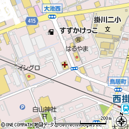 ハードオフ・オフハウス掛川店周辺の地図