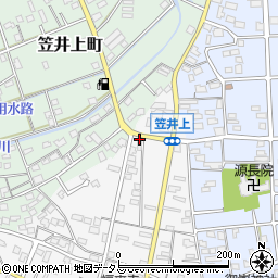 静岡県浜松市中央区笠井町208周辺の地図