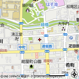 静岡県掛川市城下4周辺の地図