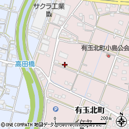 静岡県浜松市中央区有玉北町253周辺の地図