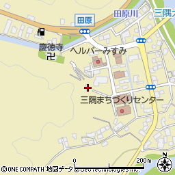 島根県浜田市三隅町向野田586周辺の地図