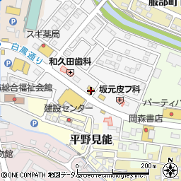 コメダ珈琲店伊賀上野店周辺の地図