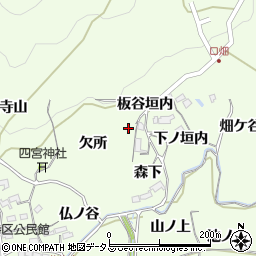 京都府木津川市加茂町例幣欠所周辺の地図