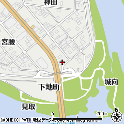 愛知県豊橋市下地町宮腰33周辺の地図