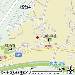 静岡県浜松市中央区大山町2541周辺の地図