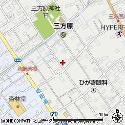 静岡県浜松市中央区三方原町268-12周辺の地図