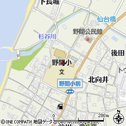 美浜町立野間小学校周辺の地図