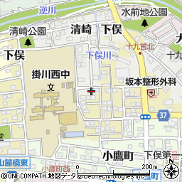 静岡県掛川市清崎5周辺の地図