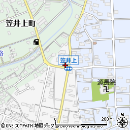 静岡県浜松市中央区笠井町199周辺の地図