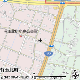 静岡県浜松市中央区有玉北町191周辺の地図