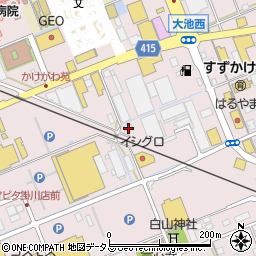 静岡県掛川市大池2942周辺の地図