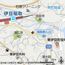 稲取郵便局 ＡＴＭ周辺の地図