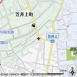 静岡県浜松市中央区笠井上町533周辺の地図