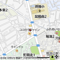 ドミノ・ピザ　伊丹昆陽南店周辺の地図
