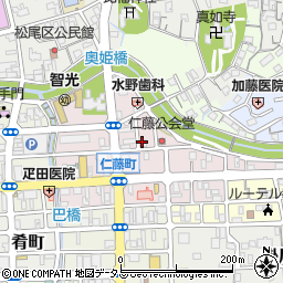 静岡県掛川市仁藤町周辺の地図
