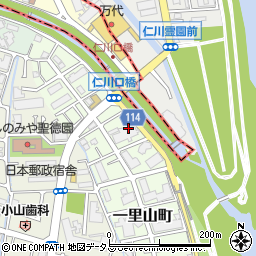 コティ武庫川別邸周辺の地図