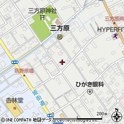 静岡県浜松市中央区三方原町268周辺の地図
