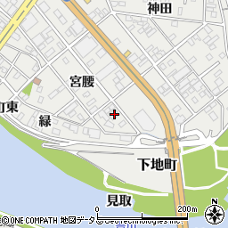 愛知県豊橋市下地町宮腰82-1周辺の地図