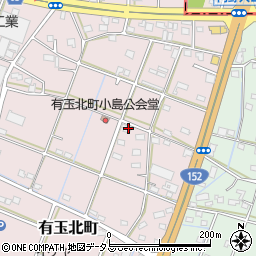 静岡県浜松市中央区有玉北町221周辺の地図