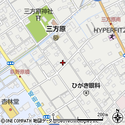 静岡県浜松市中央区三方原町268-6周辺の地図