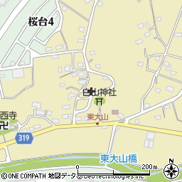 静岡県浜松市中央区大山町2441周辺の地図